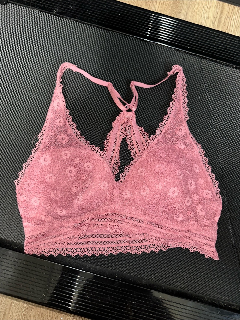 Victoria's Secret Pink Lace Racerback Bralette